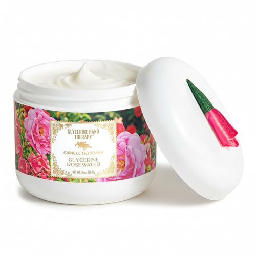 Camille Beckman Glycerin Hand Therapy, Glycerine Rosewater, 8 Ounce by Camille Beckman
