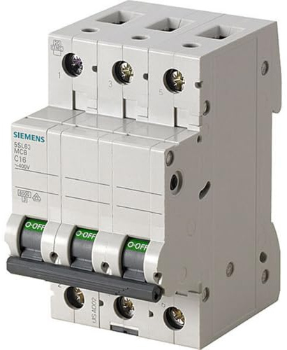 Siemens - 5SL63066 Sentron Leitungsschutzschalter 3-Polig 6A