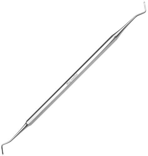 May Eckenheber doppelseitig Edelstahl (16cm) | Instrument für Fußpflege, Maniküre & Pediküre