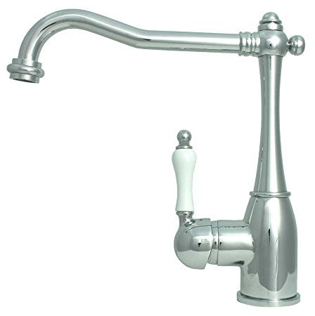 Nostalgie Retro Küchen Einhebel Armatur Chrom Schwenkbar Sanlingo