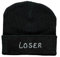 Hip-Hop Mütze Loser 51126 schwarz