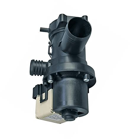 Europart Ablaufpumpe mit Filter Magnettechnik 30W Waschmaschine wie Whirlpool/Bauknecht 480111100786