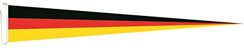 U24 Langwimpel Deutschland Fahne Flagge Wimpel 200 x 40 cm Premiumqualität