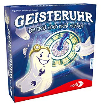 Noris 606011600 Geisteruhr - Die tickt doch nicht richtig, Kinderspiel ab 5 Jahren