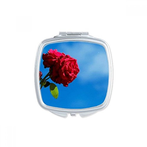 DIYthinker Les Feuilles Vert foncé Fleur d'Oranger Place Makeup Compact Miroir de Poche Miroirs Mignon Petit Cadeau Portable à la Main Multicolor