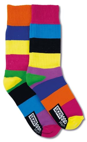 United Oddsocks -Sunny Gyms - Pair of Sports Socks -Men Socks UK 6-11. Oddly different sport socks- Rafael