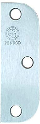 Hinge Blanks for Door Hinges - Satin Nickel - Filler Plates - 3.5 Inch with 5/8 Inch - 3 Pack