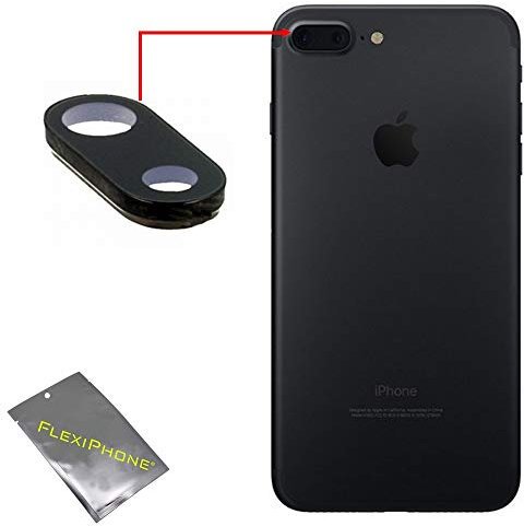 FLEXIPHONE pour iPhone 7 Plus et iPhone 8 Plus Lentille Montee sur Support vitre de qualité Originale en Verre de la caméra Arriere Appareil Photo