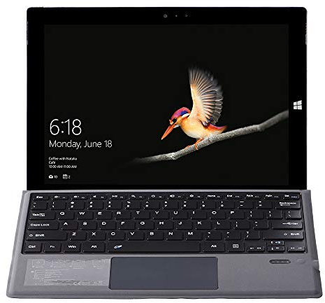 Bluetooth Keyboard for Microsoft Surface Pro 6,(TouchPad Mouse) Ultra Thin Keyboard for Microsoft Surface Pro 6 (12.3'')