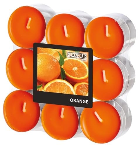 Gala Flavour by Bougie Chauffe-Plat Orange Noir