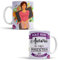 OyC Original y Creativo Taza para Maestra - Aquí Bebe la Mejor Maesta del Mundo - para Desayuno - Con Frase y Dibujo Personalizada Con Nombre (Maestra)