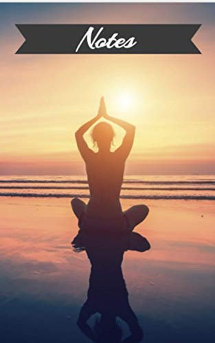 Carnet de notes Yoga Sunset: Thème Yoga, Coucher de Soleil