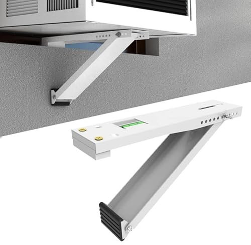 Mxclimate AC Window Air Conditioner Support Bracket,Support Up to 85 lbs Light Duty, Easy to Install Universal A/C Unit Mount for 5000-12,000 BTU