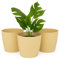 Home Garden Ornaments Large Plant Pots Indoor – Indoor Plant Pot for Home and Garden, Decorative Striped Set of 3 Flower Pots (Diameter 30cm, Cotton)