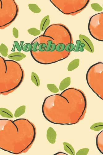 Retro Peach Notebook: Retro Peach Themed Notebook for Notetaking