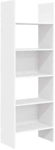 vidaXL Bücherregal Weiß 60x35x180 cm Holzwerkstoff
