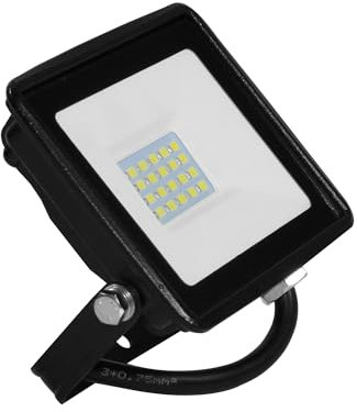 EDO DORAN 20 Watt LED Außenleuchte Strahler Außen Fluter Lampe 4000K Neutralweiß 1620lm IP65 220-240V Schwarz Außenlampe Flutlicht Außenstrahler Außenlicht LED-Strahler Außenbeleuchtung