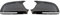 Spiegelkappen Für A4 A5 S5 A3 RS3 RS4 RS5 2011-2016 Carbon Look Schwarz Ersatz B8.5 8K Spiegelabdeckung Seitenspiegelkappe (Farbe : Bright Black)
