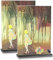 woshilaoDS 2 Stück A5 Acryl Tischaufsteller Ständer, Werbeaufsteller Ständer, Menükartenhalter, Acrylständer für Fotos, Büro, Restaurant, Cafe, Shop