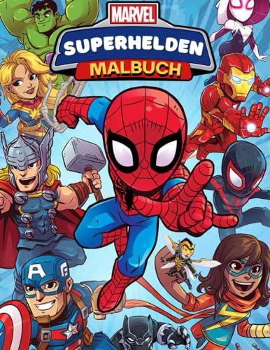 Erkunde mit diesem Ausmalbuch die Welt der Superhelden. Schöne Vorlagen für alle Altersgruppen - von Jugendlichen bis zu Erwachsenen und Kindern. Superhelden-Motive für Jungs und Mädchen.
