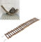 Vogel-Holzleiterbrücke, Lange, Langlebige, Flexible Holzleiterbrücke für Hamster, Papageienmäuse (70CM)