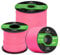 Abma Cord Paracord 2mm 100m 100% Nylon Seil Typ I Schnur mit 1 Kern Allzweckseil - Max. 45kg (100lbs) - Neon Pink