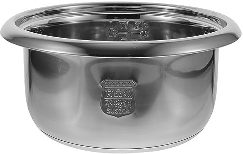 BESTonZON Stainless Steel 4L Rice Cooker Inner Pot Replacement Non-stick Liner Pot Container