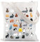 AKTAP Wiederverwendbare Tasche mit Hasenmotiv, Hasenliebhaber, Hase, Mutter, Ostergeschenk, Bunnies Tragetasche, 32 * 37cm