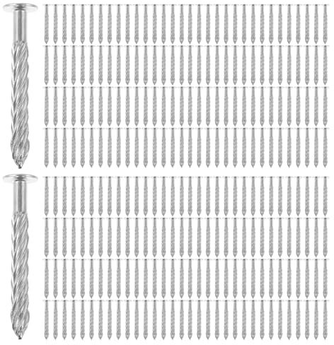 Uonlytech 100pcs Screw Carpet Tacks for Stairs Household Accessories Carpet Accessory Carpet Trim Fasteners Nails for Carpet Fasteners for Carpet Decorate Stainless Steel Round Head M8