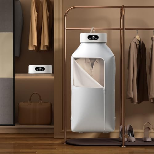 Undres Wäschetrockner Elektrisch Tragbarer,1200w Wärmepumpen Trockner, Klappbar, Mit UV- Und Blaulicht-Hochtemperatur-Desinfektionstechnologie,Warmlufttrockner,Tragbarer Elektrischer Warmlufttrockner.