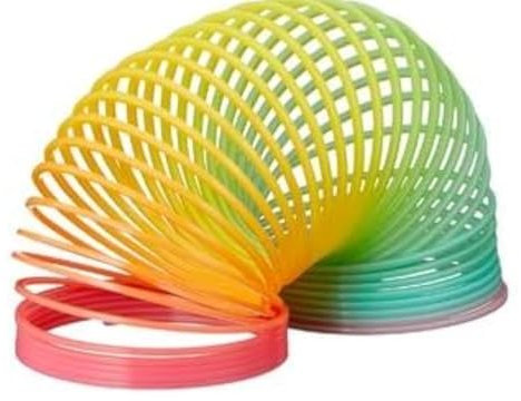 Posten Anker Premium Regenbogenspirale I Regenbogen Spirale I Bunt I 9 cm I Lauffeder I Springspirale I Mitbringsel I Mitgebsel I Geschenk I Kindergeburtstag