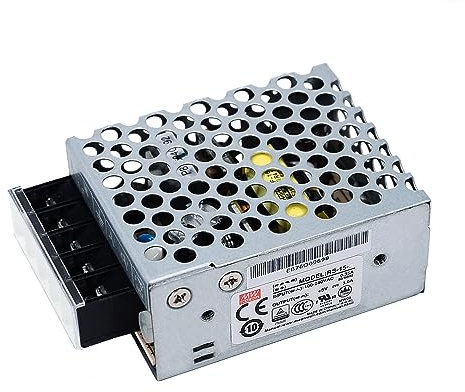 MEAN WELL RS 15W 5V 3A Fuente de alimentación conmutada, CA/CC salida única RS-15-5 transformador de controlador de fuente de alimentación para sistemas ferroviarios, industriales, de comunicaciones o