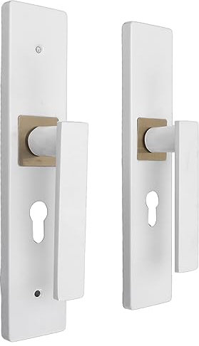 Topyond Door Handles, Secure Bedroom Door Lock with Key, Contemporary Door Knob Set for Interior and Exterior Use, for Entrances and Bathrooms