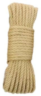 Yardenfun 12mm Natürliche Jute Seil 30m Retro Dekorative Seil Dicke Starke Schnur Für