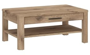 möbelando Couchtisch >Grano< in Viking Eiche Dekor - 100x45,6x75 (BxHxT)