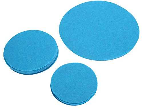 Pfannenschutz Zum Stapeln, Topftrenner Zum Stapeln, Topfschutz Zum Stapeln, Topfstapeln, Lebensmittelteller, Filz-Anti-Reibungs-Pad für Porzellan, Glas, Porzellanschutz (48PCS)