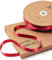 Vitalizart 0,95cm x 91 m Rotes Satinband, Doppelseitige Geschenkband für Geschenkverpackungen & Basteln, Seidiges Bänder für Blumenstrauß & Dekoration, Dünnes Satinband mit Aufbewahrungsbox
