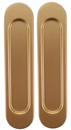 2 Pezzi Maniglia per Porta Scorrevole Maniglie per Porta a Scomparsa Maniglie per Porta incassate Maniglie per Porta da Cucina per armadi Maniglie per Porta del fienile Maniglie Ferramenta