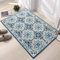 Hafaa Door mats 80 x 150 cm Non Slip Mats for Kitchen Floor Soft Heavy Duty Doormats Inside Stylish Printed Welcome Front Doormat Dirt Trapper Indoor Outdoor Mat (Luna)