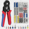 GOOPOOL Crimpzange Set, Aderendhülsenzange, Crimpzangen 0,25-6mm² Aderendhülsenzange mit 1230 stück Aderendhülsen Set für Industrieller Bedarf Aderendhülsenzange Crimp Zange 10m㎡ 6-6 23-10AWG