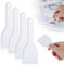 JIEYAO Lot de 4 grattoirs à glace en plastique pour réfrigérateur et congélateur - Grattoir à glace pour enlever la glace et la neige - Grattoir de nettoyage efficace pour réfrigérateur