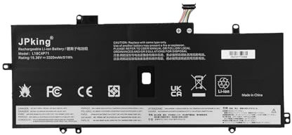 JPking L18C4P71 L18L4P71 Laptop Akku für Len OVO ThinkPad X1 Yoga 2019 2020 4th 5th Gen ThinkPad X1 Carbon 2019 2020 7th 8th Gen 7 8 Gen Series 02DL004 02DL005 02DL006 SB10K97644 SB10K97643 L18M4P72