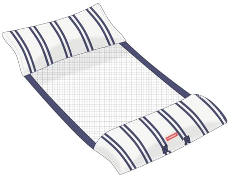 Flamingueo Bouee Piscine - Matelas Piscine, Hamac Gonflable, Bouée, Hamac Piscine, Tapis Flottant Piscine, Matelas Piscine Gonflable (60 x 110 x 15 cm)