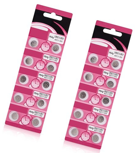 HAISENG Packung 10/20 AG7 LR927 Alkaline Knopfzellen Batterien AG7 Batterien LR927 Batterien Für Kleine Elektronik Und Spielzeug