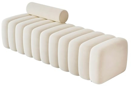 DFHS46JK Entryway Seating Long Bench with Backrest for Changing Shoes Bedroom Bed end Walk-in Closet Rest Area for Bedroom