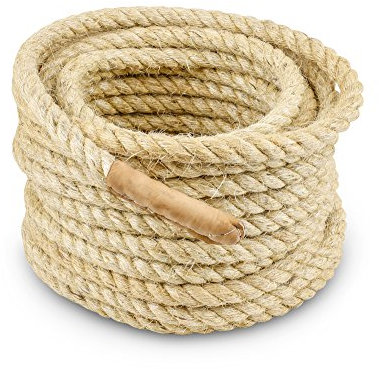 HAEST Strong Tug of War Rope - 30 M Length - 32 MM Diameter - Made of Sisal