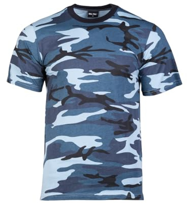 Mil-Tec Tarn T-Shirt Herren • Camouflage T-Shirt aus Baumwolle • Bequemes Kurzarm Army Shirt für Outdoor, Sport oder Freizeit • Bundeswehr Flecktarn-Shirt