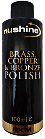 Nushine Brass, Copper & Bronze Polish 100ml - Ecofriendly, Solvent free & contains anti tarnish agent to delay future tarnish by Nushine