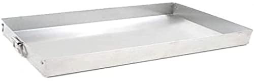 Villafranca Lata Horno, Acero al Carbono, Plata, 38 x 25 x 3,5 cm