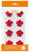 Decora 0500373 Confezione da 8 Rose Medie Rossa